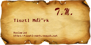 Tisztl Márk névjegykártya